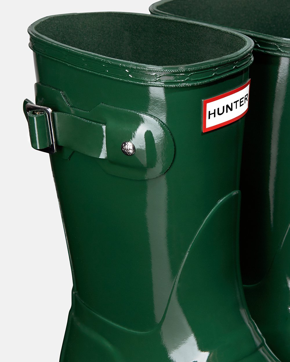 Botas De Cortas Original Gloss Hunter Mujer - Verdes - 425130TJC